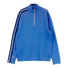 サイズ：M RLX ラルフローレン  ハーフジップ ニット セーター  ブルー系 [240101468159] ゴルフウェア メンズ ストスト