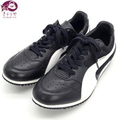 JIL SANDER PUMA ジルサンダー プーマ スニーカー 42 / 28㎝ レザー ブラック/ホワイトカラー 箱 保存袋 340174 04