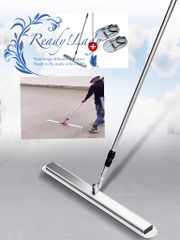 新入荷☆コンクリートのこてユニバーサル小型トローリングレーザーと研磨セメント道路 伸縮柄 ルミ製のスリッパ付き 360度回転でき