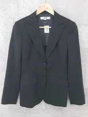 ◇ 23区 ニジュウサンク 2B 長袖 テーラード ジャケット 38 ブラック *  【1002799617734】