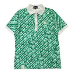 サイズ：4 PEARLY GATES パーリーゲイツ  半袖ポロシャツ 総柄 グリーン系 [240101497921] ゴルフウェア メンズ ストスト