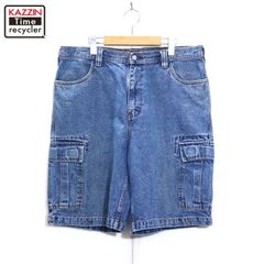 00s FADEDGLORY デニムカーゴ ショートパンツ メンズ XLサイズ相当 ビッグサイズ オーバーサイズ