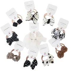 新品 LYXOTO キッズ ヘアゴム ヘアゴム こども リボン 髪ゴム 子供 赤ちゃん用 ヘアゴム ベビーヘアゴム 赤ちゃん かみどめ ベビー へあアクセサリー 子供用 女の子 かわいい おしゃれ 髪飾り 20本セット シンプル ギフト (カラブル5)