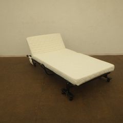 【送料無料！】 シングル 折りたたみベッド マットレス付き セミシングル 完成品折りたたみショートベッド ベッド ベッドマット ベッド台 一人暮らし ワンルーム