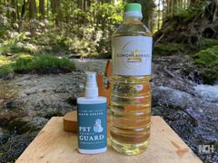 天然青森ひば精油1L+PET GUARD100mlセット/ペットの虫除け・除菌・消臭/皮膚病の予防改善/添加物不使用品/全国一律送料無料