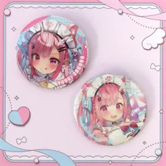結城さくな 誕生日記念グッズ 缶バッジ　2種セット　60個 結城さくな 誕生日記念グッズ 缶バッジ2種 さくたん 湊あくあ