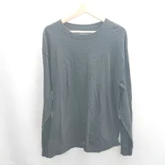 ◇ ⊂ Champion チャンピオン 長袖 Tシャツ カットソー ロンT サイズL ブラック メンズ E  【1503050006743】