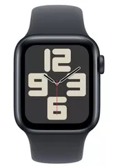 Apple Watch SE（GPSモデル）- 40mmミッドナイトアルミニウムケースとミッドナイトスポーツバンド - M/L MXE93J/A 耐水 性能 健康