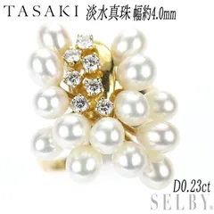 TASAKI 田崎真珠　リング　指輪　真珠　ダイヤモンド　本物 楽天市場】【TASAKI】タサキ 田崎真珠 ダイヤモンド 0.27ct (D