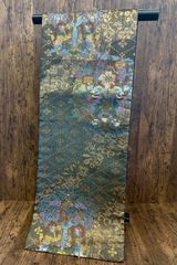 【西陣織】向かい獅子、向かい鳳凰の袋帯