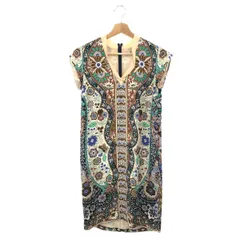 ETRO ペイズリー パターン ワンピース レッド ETROエトロ ワンピース ペイズリー柄 サイズ40 Mサイズ