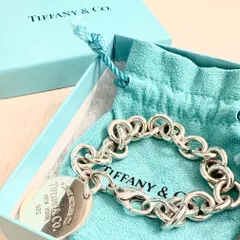 《クーポン配布中》【極美品】リターン トゥ ティファニー ラウンドタグ ブレスレット シルバー925【Tiffany& Co.】