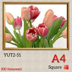 A4額付き square【YUT2-51】ダイヤモンドアート