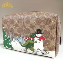COACH レキシー&スノーマン  ホリデー エッセンシャル コスメティックポーチ レディース コーチ