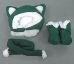 【中古】ぬいぐるみ ウィンターセット(ヴェルデ/寿嶺二/緑) PRINCE CAT専用コスチューム 「うたの☆プリンスさまっ♪」