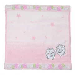 【メール便】ちいかわ ミニタオル 無撚糸パイルジャカードハンカチタオル ちいかわトッピング 丸眞 汗拭きタオル キャラクター グッズ 