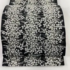 ひし型 新品♥️逸品手織り六通袋帯「辻ヶ花」 シャンパンカラー 天野