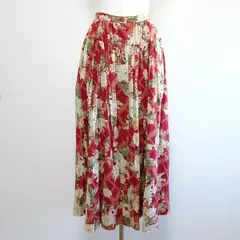 #anc インゲボルグ INGEBORG スカート 赤 マルチ 花柄 チェック ロング フレア レディース [849531]のサムネイル
