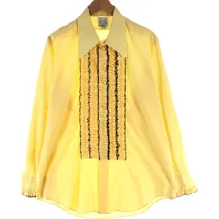古着 GALA FORMAL WEAR フリルシャツ 長袖 ドレスシャツ カナダ製 メンズXS相当/eaa541744のサムネイル