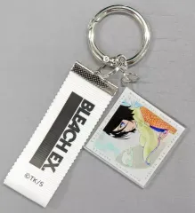 【中古】キーホルダー 朽木ルキア(スカーフ) 「BLEACH生誕20周年記念原画展 BLEACH EX. オリジナルレコードジャケットキーチェーンコレクション」