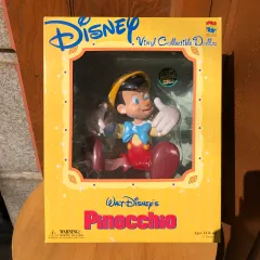 希少タグ付1990年ごろ東京ディズニーランドピノキオぬいぐるみ