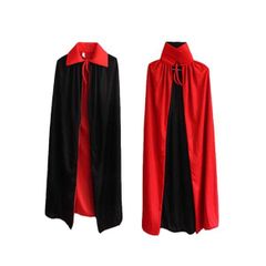 仮装 リバーシブル 大人用 黒 赤 ロング マント 吸血鬼 ドラキュラ ハロウィン