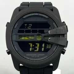 【未使用】ディーゼル　DIESEL　マスターチーフ　DZ−2158　クォーツ　デジタル　樹脂ベルト