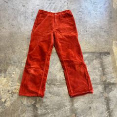 WESTOVERALL コーデュロイパンツ　レッド UT-2506-106