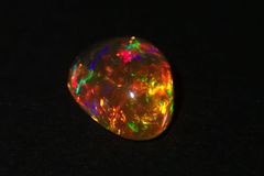天然ファイアオパール ルース 1.343ct 約9mm×6mm ソーティング付き！