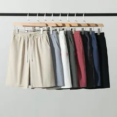 種類42：5XL/A：ブラック  メンズ ファッション 服 男性用 オシャレ シンプル 大人 かっこいい 大きいサイズ ストリート 紳士服 夏 サマー パンツ 綿 ゆったり カジュアル アウター