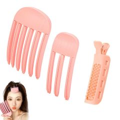 【特価商品】ヘアドライヤー対応 ヘアスタイリングツール クリップ クリップ 固定 ボリュームアップ 前髪 便利な髪用クリップ 立ち上げ ふわっと 3個セット 前髪たちあげクリップ 根元立ち上げクリップ Renjzle