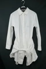 ALEXANDERWANAG アレキサンダーワン FRONT TIE SHIRTS DRESS オールインワン シャツドレス ワンピース ホワイト サイズ２ CA00985