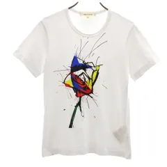COMME des GARCONS コムデギャルソン 2015年製 日本製 半袖 Tシャツ S ホワイト メンズ 古着