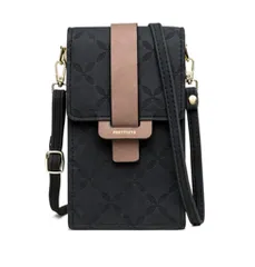 スマホポーチ ショルダー レディース 財布 サコッシュ 縦型 がま口 バッグ お財布ショルダー 母の日 携帯 軽量 肩掛け 斜めがけ スマホ収納 携帯ポーチ ショルダーバッグ お財布ポシェット お財布ショルダー 大きい 大きいサイズ カラビナ カラビナ付き  