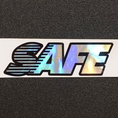 B級・新品・未使用☆SAFE　プリントステッカー　オーロラ　1枚　縦33mm×横107mm　|　ロゴ　|　デカール　|　シール　|　新品　|　送料無料　|　匿名配送