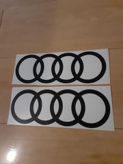 ジョングク様 専用 海外　AUDI RING アウディ リング サイド カッティング　ステッカー