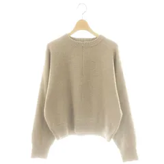 コラージュ ガリャルダガランテ COLLAGE GALLARDAGALANTE 24AW ジップスウェットライクニット セーター クルーネック F ベージュ /AT ■OS