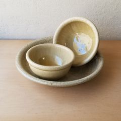 ※【わけあり処分品】食器セット　石皿 こね鉢   大皿  鉢 瀬戸 民藝  作家