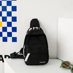 ☆ ブラック ☆ ボディーバッグ lybag0405 ボディバッグ キッズ ワンショルダーバッグ ボディーバッグ ワンショルダー 斜め掛け ショルダー バッグ バック ジュニア 子供 男の子 女の子 お出かけ おしゃれ シンプル カジュアル