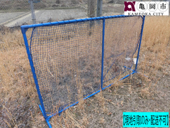 【現地引取のみ】防球ネット　網　約１.２ｍ×２ｍ　学校用品　学校備品　体育用品　野球　ソフトボール
