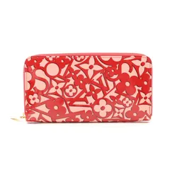 ルイ・ヴィトン LOUIS VUITTON ラウンド長財布 ジッピーウォレット スイートモノグラムヴェルニ ポムダムール ポムダムール レザー ジッ