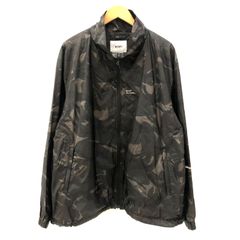 WTAPS 23AW TRACK JACKET NYLON. TAFFETA. TEXTILE. DOT SIGHT ダブルタップス  ナイロンジャケット 232BRDT-JKM02 X04 カモフラージュ 迷彩 /m 250128 01585hi◇128
