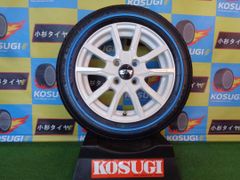 トーヨー　オープンカントリーH/TⅡ　155/65R14　14インチ　ホワイトリボン　エルベ　Vスポーク　4本セット　展示品　神奈川県