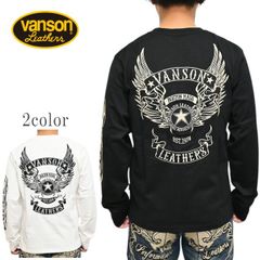 90-00s USA製 VANSON 長袖カットソー イーグルグラフィック レア