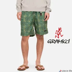 グラミチ GRAMICCI ショートパンツ ハーフパンツ 半ズボン 短パン クライミングパンツ ハーパン ナイロンパッカブルGショーツ NYLON PACKABLE G-SHORT ユニセックス BATIK GREEN M L XL G4SM-P146