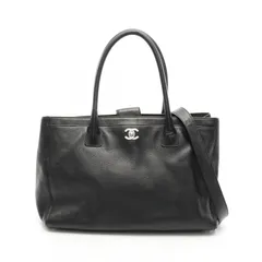 シャネル CHANEL トートバッグ エグゼクティブトート A15206 ブラック カーフ（牛革） エグゼクティブトート レディース Used C