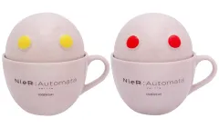 【中古】マグカップ･湯のみ 全2種セット 蓋付きマグカップ 「NieR：Automata Ver1.1a」