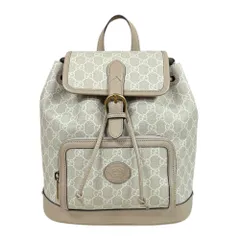 グッチ インターロッキングG リュック・デイパック GGスプリームキャンバス 674147 レディース  GUCCI  中古 グッチ
