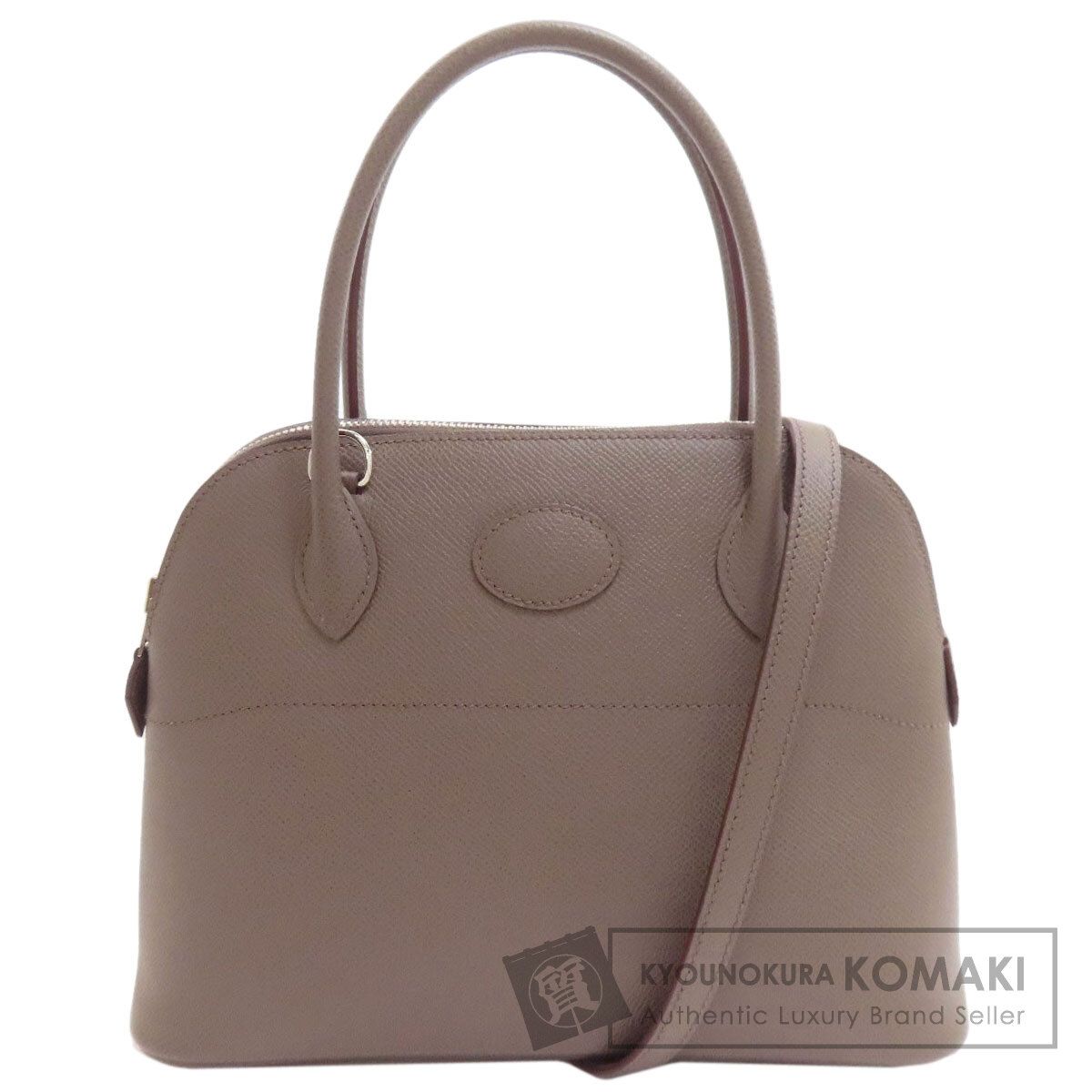 HERMES エルメス ボリード27 エタン シルバー金具 ハンドバッグ エプソン レディース [中古]